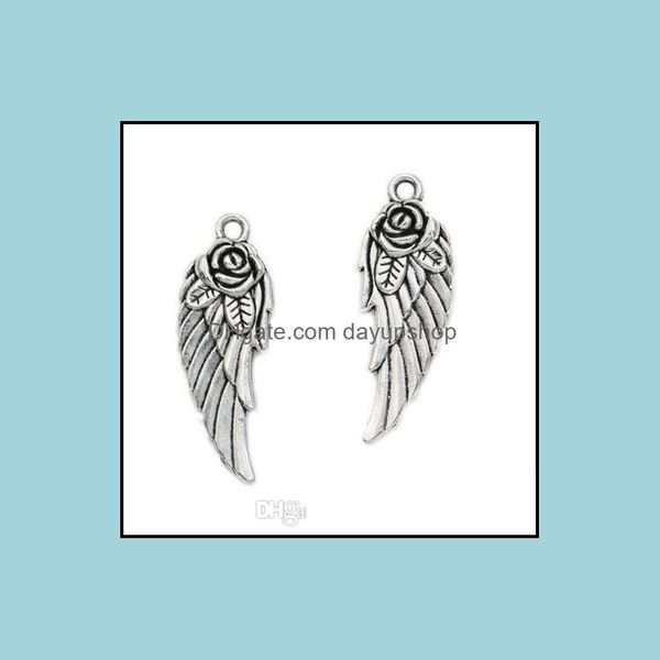 charms jewelry findings components 100pcs/lot vintage tibetan sier angel wings pendants 31x11mm for dhdkb, Bronze;silver
charms jewelry findings components 100pcs/lot vintage tibetan sier angel wings pendants 31x11mm for dhdkb, Bronze;silver