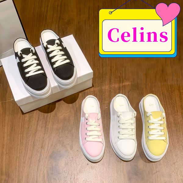 luxury celins designer slippers paris women sandal shoes triumphal arch jane low lace-up lambskin canvas platform open back mules optic whit, Black
luxury celins designer slippers paris women sandal shoes triumphal arch jane low lace-up lambskin canvas platform open back mules optic whit, Black