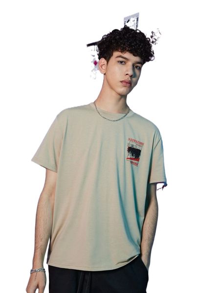 romwe letter figure graphic tee d11q#, White;black