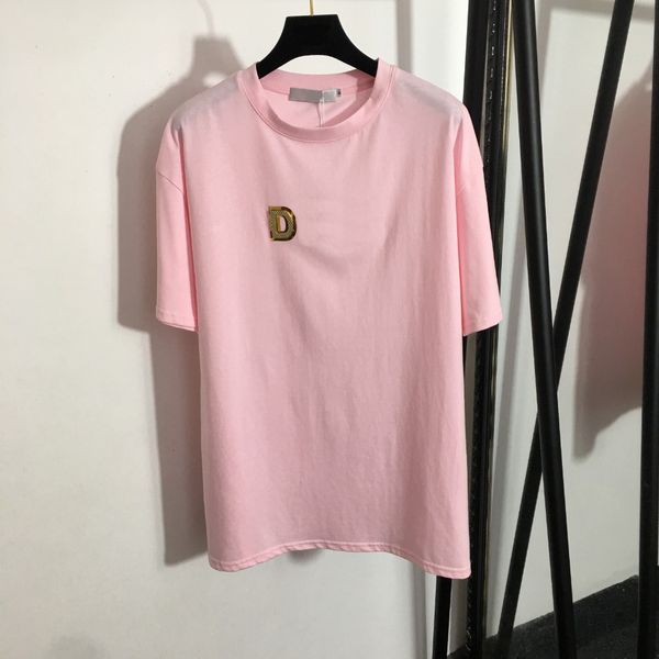 letters gilt printed cotton t shirt loose short sleeve tees home outdoor sports women tee, White
letters gilt printed cotton t shirt loose short sleeve tees home outdoor sports women tee, White