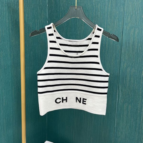 women's tanks & camis designer 2022 summer new small fragrance striped sleeveless with contrast color to show thin, casual slim tank in, White
women's tanks & camis designer 2022 summer new small fragrance striped sleeveless with contrast color to show thin, casual slim tank in, White