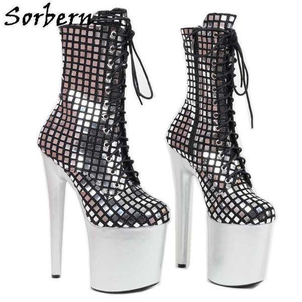 sorbern fashion pole dancer boots ankle high thick platform 15cm 17cm 20cm 23cm high heels stripper shoes side zipper, Black
sorbern fashion pole dancer boots ankle high thick platform 15cm 17cm 20cm 23cm high heels stripper shoes side zipper, Black
