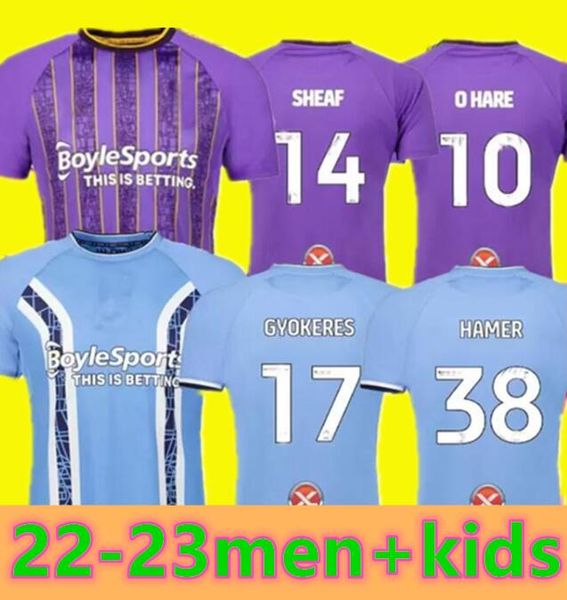 22 23 coventry city soccer jersey 2022 2023 home blue 10 o hare sheaf 17 gyokeres 38 hamer 24 godden men kids kit football shirts camiseta d, Black;yellow
22 23 coventry city soccer jersey 2022 2023 home blue 10 o hare sheaf 17 gyokeres 38 hamer 24 godden men kids kit football shirts camiseta d, Black;yellow