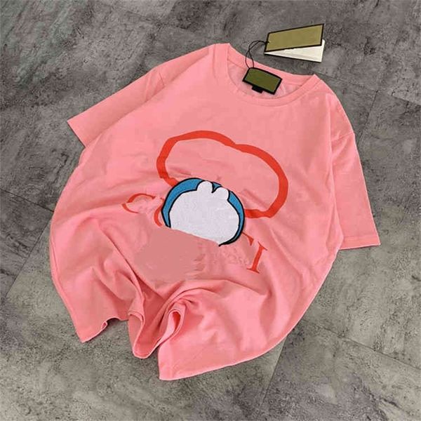 66% off new summer g + heavy industry cloth embroidery cartoon blue cat round neck short sleeve women's sweet loose t-shirt, White
66% off new summer g + heavy industry cloth embroidery cartoon blue cat round neck short sleeve women's sweet loose t-shirt, White