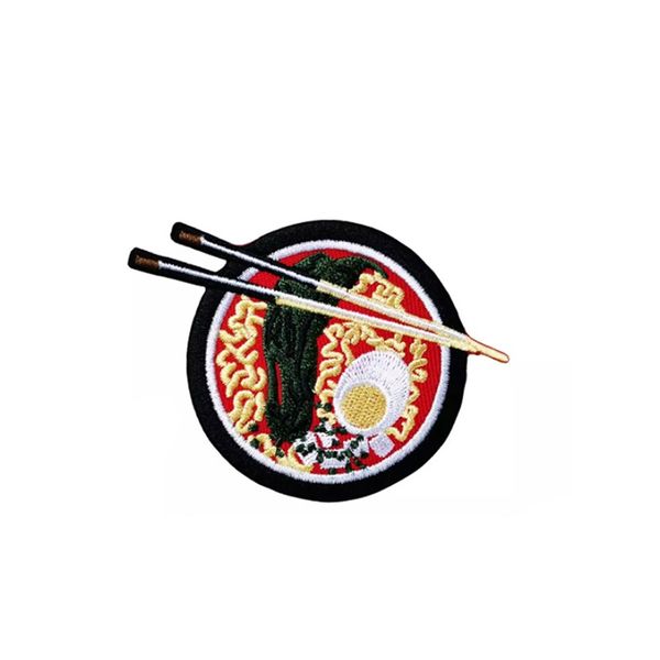 japanese udon noodles embroidery patches sewing notions cartoon food iron on patch for clothes shirts bags custom design, Black
japanese udon noodles embroidery patches sewing notions cartoon food iron on patch for clothes shirts bags custom design, Black
