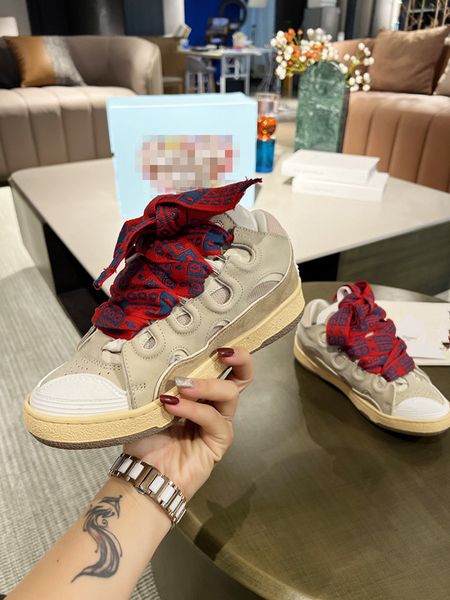 luxury llan men's running curb leather sneakers women shoes bur house chaussures de designer sports lanviin platform casual with diamon, Black
luxury llan men's running curb leather sneakers women shoes bur house chaussures de designer sports lanviin platform casual with diamon, Black