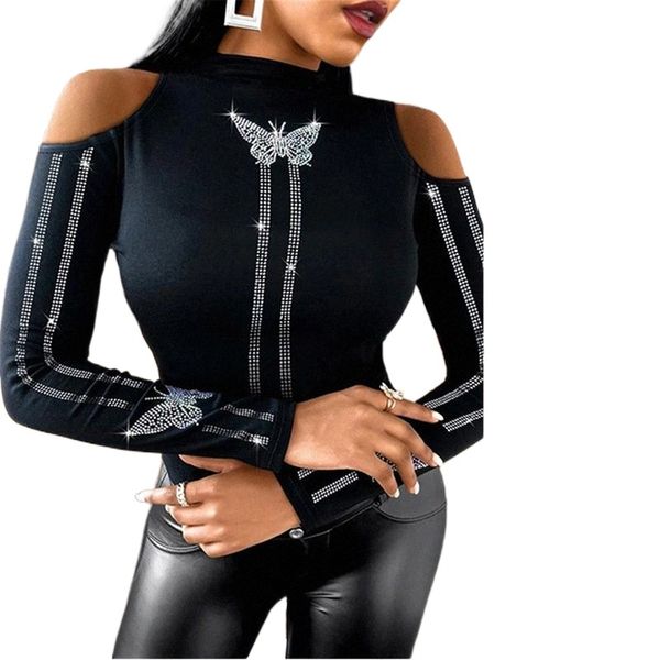 2021 european and american spring t-shirt butterfly diamond crewneck solid color shoulder long sleeve jacket women c31x#, White
2021 european and american spring t-shirt butterfly diamond crewneck solid color shoulder long sleeve jacket women c31x#, White