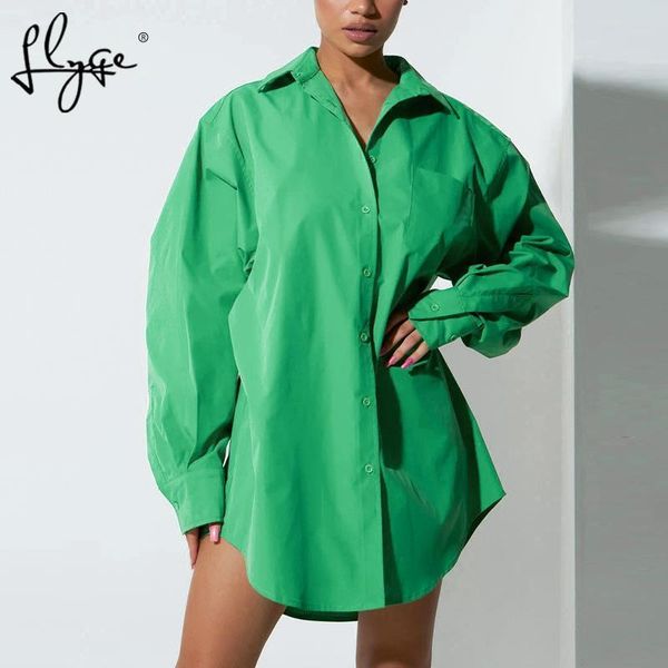 oversized shirt women elegant long sleeve office lady mid length shirts female spring turn down collar chic basic 220810, White
oversized shirt women elegant long sleeve office lady mid length shirts female spring turn down collar chic basic 220810, White