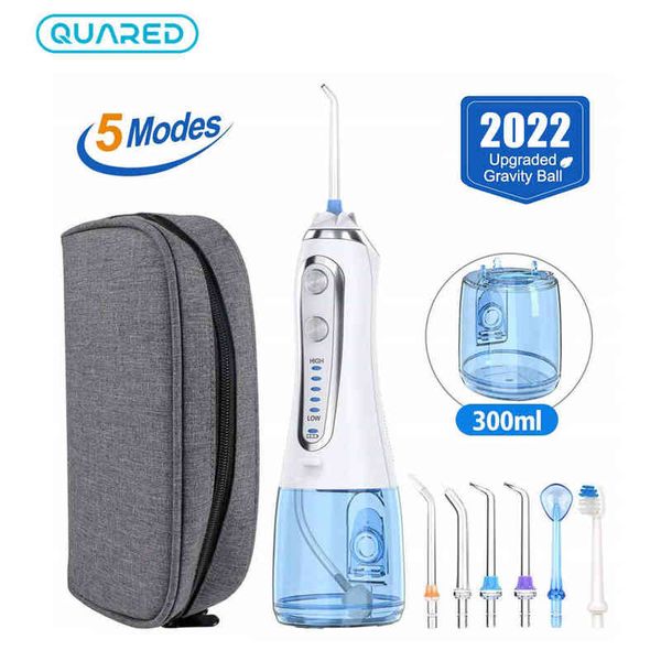 usb rechargeable oral irrigator, 5 modes, portable dental floss, water spray, 300ml, detergent + 6 nozzle 220511
usb rechargeable oral irrigator, 5 modes, portable dental floss, water spray, 300ml, detergent + 6 nozzle 220511