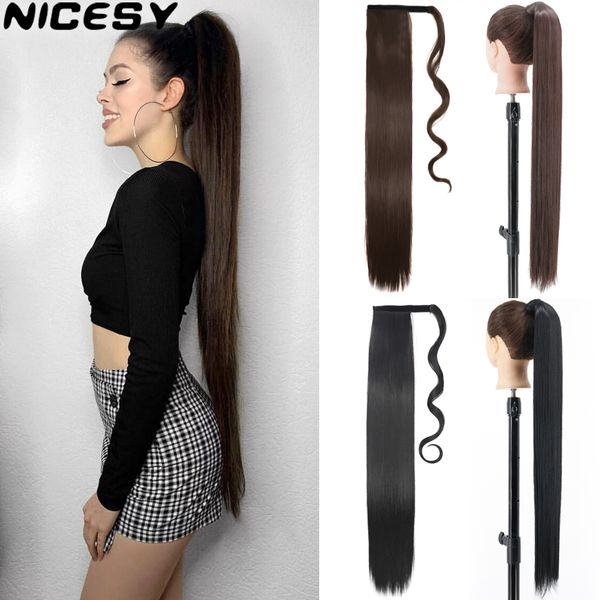 costume accessories 34inch synthetic long straight ponytail wrap around clip in hair extensions natural hairpiece hair black brown extension, Silver
costume accessories 34inch synthetic long straight ponytail wrap around clip in hair extensions natural hairpiece hair black brown extension, Silver