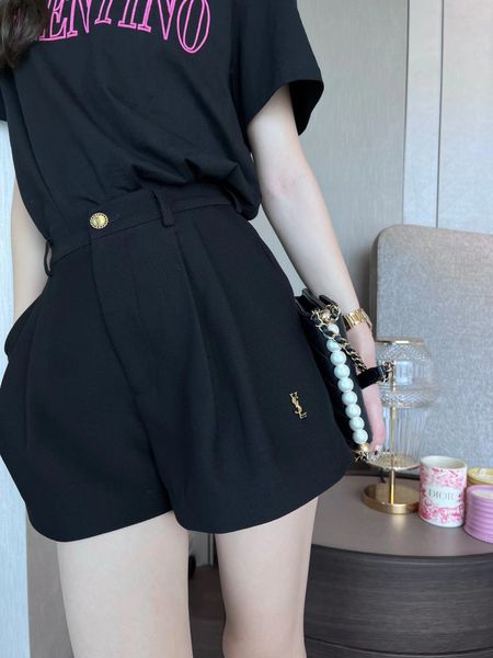women's pants & capris designer 22 spring and summer new poplar forest black classic high waist thin double pocket metal button a-line, Black;white
women's pants & capris designer 22 spring and summer new poplar forest black classic high waist thin double pocket metal button a-line, Black;white