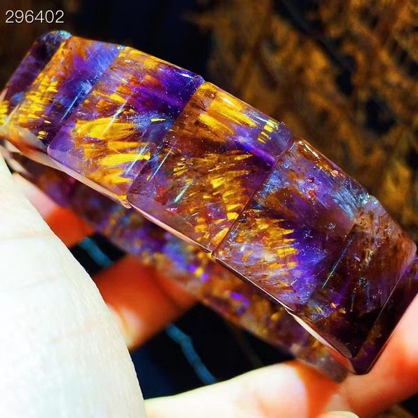natural cacoxenite purple red auralite 23 flower bracelet gold rutilated quartz 16x10.8x5.8mm bangle women men beads aaaaaa, Silver
natural cacoxenite purple red auralite 23 flower bracelet gold rutilated quartz 16x10.8x5.8mm bangle women men beads aaaaaa, Silver