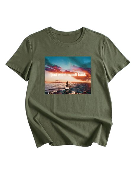 romwe x ragenfection scenery print tee g4hj#, White