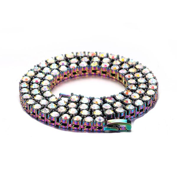 3mm 4mm hip hop colorful tennis chains jewelry mens diamond necklaces bling graduated, Black
3mm 4mm hip hop colorful tennis chains jewelry mens diamond necklaces bling graduated, Black