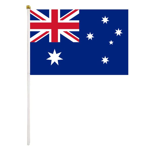 australia flag 14x21cm 2022 qatar world cup hand waving flag fans cheering flags with plastic flagpole for activity parade sports home decor
australia flag 14x21cm 2022 qatar world cup hand waving flag fans cheering flags with plastic flagpole for activity parade sports home decor