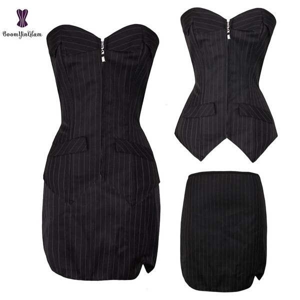 corset dress suit fish boned korsett for women office lady everyday club bustier zip up gorset amp pencil skirt, Black;white
corset dress suit fish boned korsett for women office lady everyday club bustier zip up gorset amp pencil skirt, Black;white