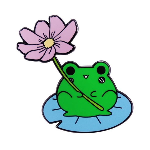funny cute froggg flower enamel pin brooch cartoon animal badge fashion jewelry decoration, Blue
funny cute froggg flower enamel pin brooch cartoon animal badge fashion jewelry decoration, Blue