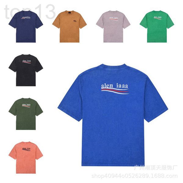 women's t-shirt designer paris fashion tie dyed short sleeve 2022 new b cola wave letter embroidery versatile loose t-shirt for men and, White
women's t-shirt designer paris fashion tie dyed short sleeve 2022 new b cola wave letter embroidery versatile loose t-shirt for men and, White