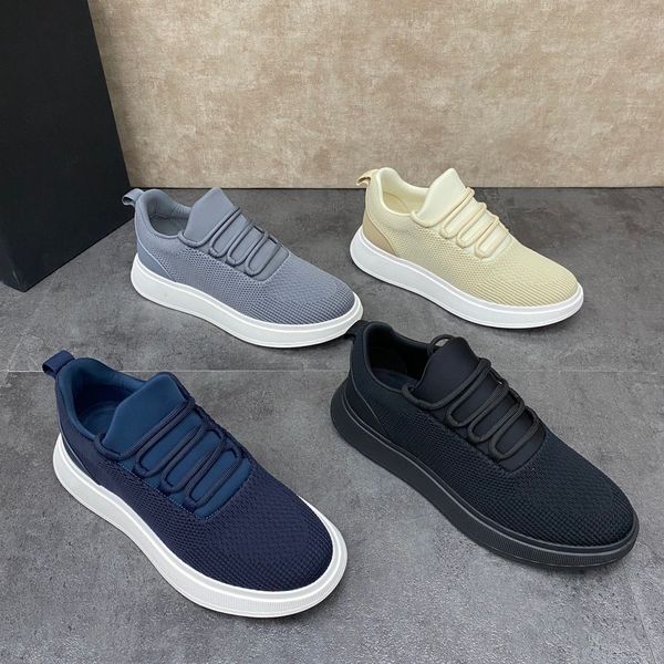 summer new knitted luxury brand shoes thick sole breathable mesh sneakers with box, Black
summer new knitted luxury brand shoes thick sole breathable mesh sneakers with box, Black