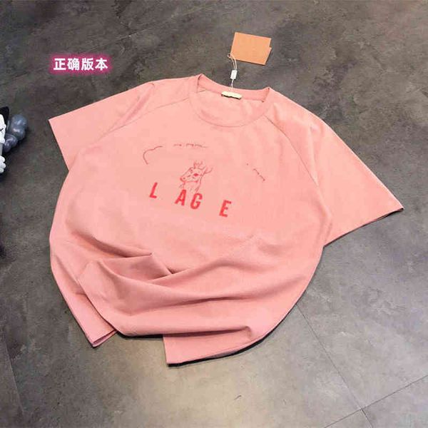 75% off factory direct online women's t-shirt 2022 summer loose version fawn print letter pink short sleeve fashion, White
75% off factory direct online women's t-shirt 2022 summer loose version fawn print letter pink short sleeve fashion, White