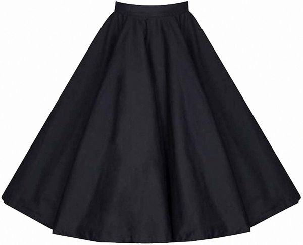 women's vintage knee length flare floral a line pleated skirt d90x#, Black;gray
women's vintage knee length flare floral a line pleated skirt d90x#, Black;gray