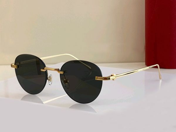 rimless round sunglasses 0331s gold/dark grey summer style men fashion sun glasses shades sonnenbrille occhiali da sole uv400 eyewear with b, White;black
rimless round sunglasses 0331s gold/dark grey summer style men fashion sun glasses shades sonnenbrille occhiali da sole uv400 eyewear with b, White;black