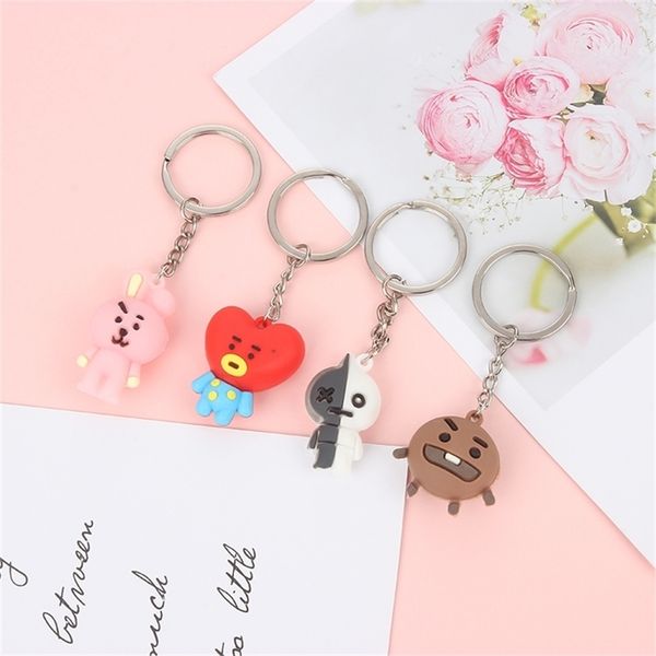 8 styles bulletproof youth league keychain peripheral bell pendant bag cartoon pvc three dimensional soft doll 4cm 6cm 220623, Silver
8 styles bulletproof youth league keychain peripheral bell pendant bag cartoon pvc three dimensional soft doll 4cm 6cm 220623, Silver