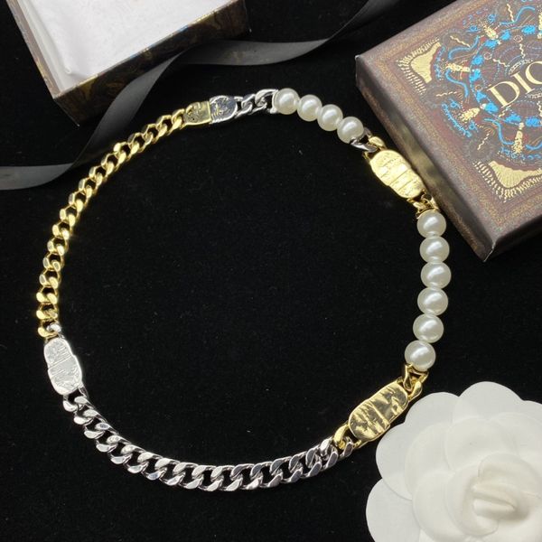 fashion gold stainless steel letter designer chain necklace mens women pendants retro charm pearl chain pendant bracelet hip hop jewelry gif, Silver
fashion gold stainless steel letter designer chain necklace mens women pendants retro charm pearl chain pendant bracelet hip hop jewelry gif, Silver