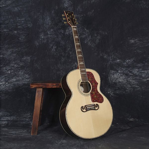 classic brand folk guitar quality spruce veneer rosewood side back professional performance level delivery to home