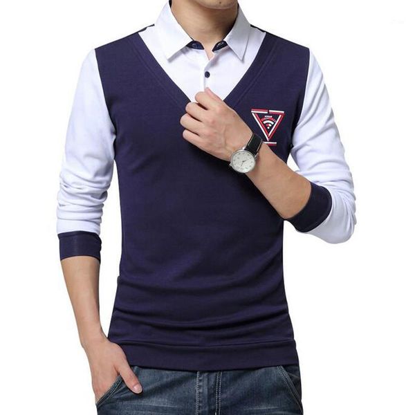 men's casual shirts wholesale- men shirt long sleeve false two brand social male slim fit fashion spell color mens camisas dress, White;black
men's casual shirts wholesale- men shirt long sleeve false two brand social male slim fit fashion spell color mens camisas dress, White;black