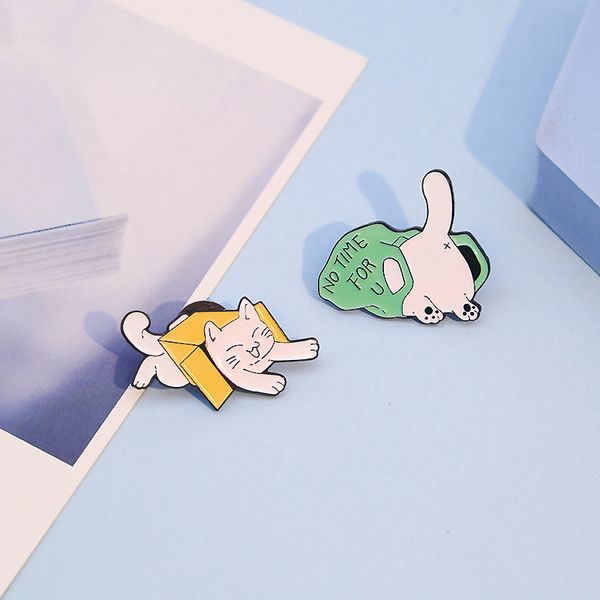 cartoon cat hide and seek alloy brooch for women white cat animals having fun playing games badge backpack jewelry accessories, Gray
cartoon cat hide and seek alloy brooch for women white cat animals having fun playing games badge backpack jewelry accessories, Gray