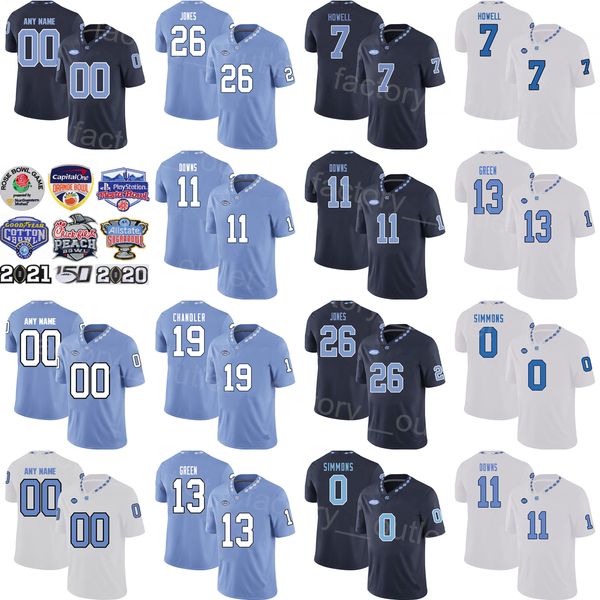 ncaa college football north carolina tar heels jersey 7 sam howell 19 ty chandler 26 dj jones 11 josh downs 3 antoine green 0 emery simmons, Black
ncaa college football north carolina tar heels jersey 7 sam howell 19 ty chandler 26 dj jones 11 josh downs 3 antoine green 0 emery simmons, Black
