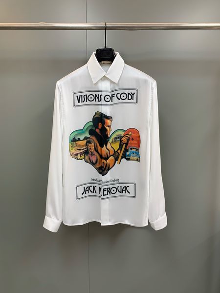 2022 fall new fashions mens designer letter printing shirts - us size shirts - mens designer button long sleeve shirts, White;black
2022 fall new fashions mens designer letter printing shirts - us size shirts - mens designer button long sleeve shirts, White;black