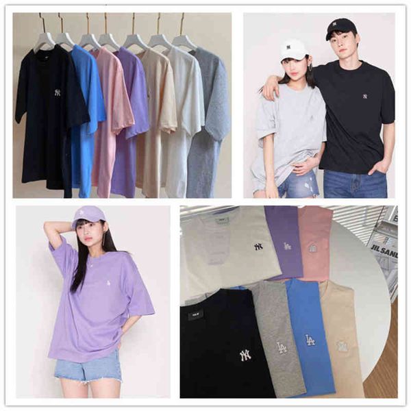 women's t-shirt mlb summer round neck loose pullover small letter ny embroidery men and women lovers short sleeve t-shirt tide half 3ns, White
women's t-shirt mlb summer round neck loose pullover small letter ny embroidery men and women lovers short sleeve t-shirt tide half 3ns, White