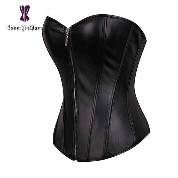punk style push up women s plus size slimming body shapewear gothic faux leather corset bustier with zip 834 220524
punk style push up women s plus size slimming body shapewear gothic faux leather corset bustier with zip 834 220524