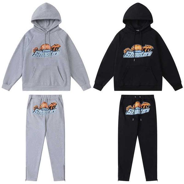 men designer trapstars blue yellow tiger head towel embroidered plush sweater pants european and american fashion brand original customizati, Gray
men designer trapstars blue yellow tiger head towel embroidered plush sweater pants european and american fashion brand original customizati, Gray