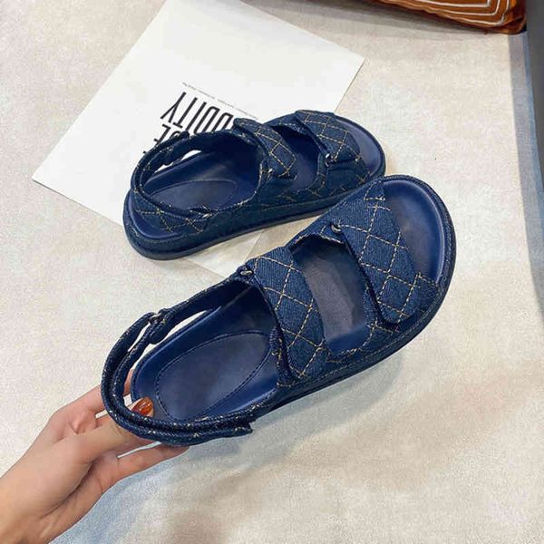 sandals ins women's hook and buckle denim sandals double strap start designer summer shoes special offer, Black
sandals ins women's hook and buckle denim sandals double strap start designer summer shoes special offer, Black