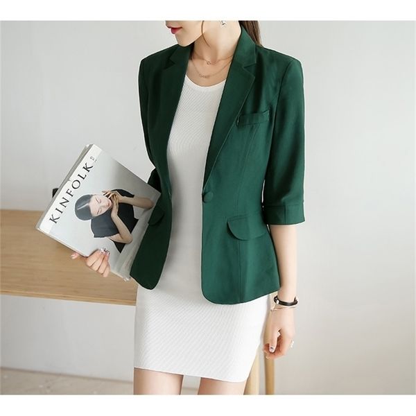 fashion new small suit blazer casual plus size women blazers and jackets lj200911, White;black
fashion new small suit blazer casual plus size women blazers and jackets lj200911, White;black