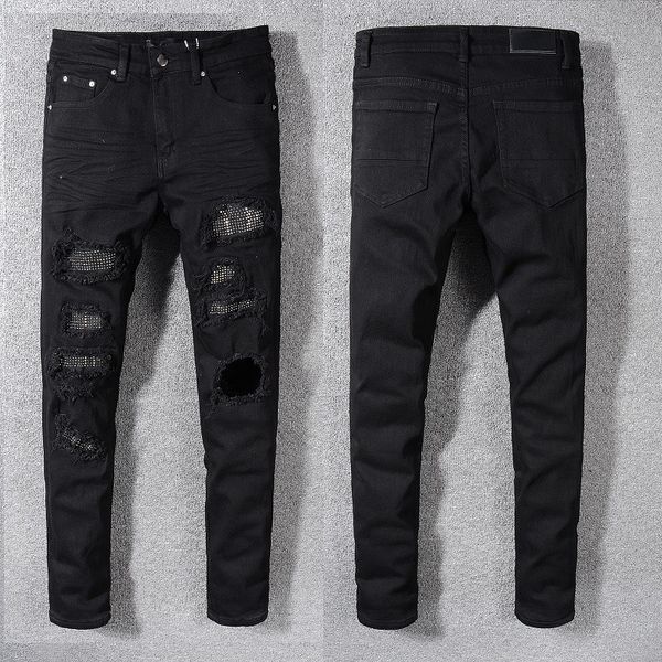 mens jeans skinny fits denim black pant for guys man biker slim ripped distressed hip hop regular moto fit street rivet patches trendy long, Blue
mens jeans skinny fits denim black pant for guys man biker slim ripped distressed hip hop regular moto fit street rivet patches trendy long, Blue