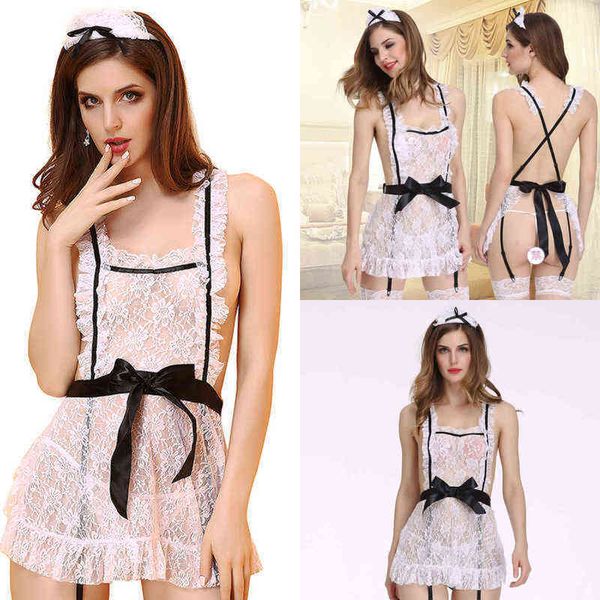 nxy set erotic underwear lace apron uniform maid outfit role-playing suit european and american special use decoration gender 1125, Red;black
nxy set erotic underwear lace apron uniform maid outfit role-playing suit european and american special use decoration gender 1125, Red;black