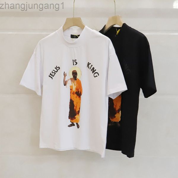 designer high version fashion kanyes jesus is king three gods oil painting fog high street loose short sleeve t-shirt t shirts for men and w, White;black
designer high version fashion kanyes jesus is king three gods oil painting fog high street loose short sleeve t-shirt t shirts for men and w, White;black