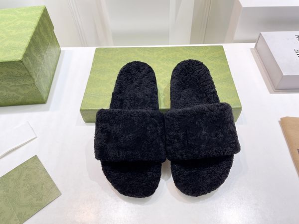 2022 new autumn designer slippers co branded lamb slippers women's fashion autumn preemptive indoor vacation hard lawn shoes 35-42 us4-, Black
2022 new autumn designer slippers co branded lamb slippers women's fashion autumn preemptive indoor vacation hard lawn shoes 35-42 us4-, Black