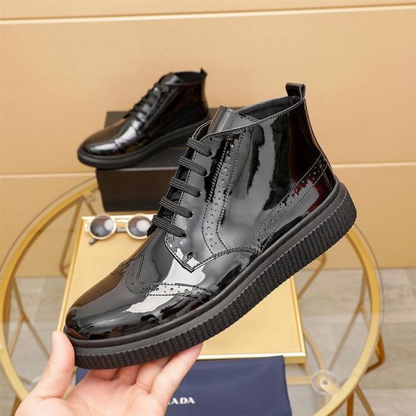 men women martin boots designer short boot calfskin noble fashion trendy man bottom rubber non-slip comfortable wear-resistant siz2681, Black
men women martin boots designer short boot calfskin noble fashion trendy man bottom rubber non-slip comfortable wear-resistant siz2681, Black