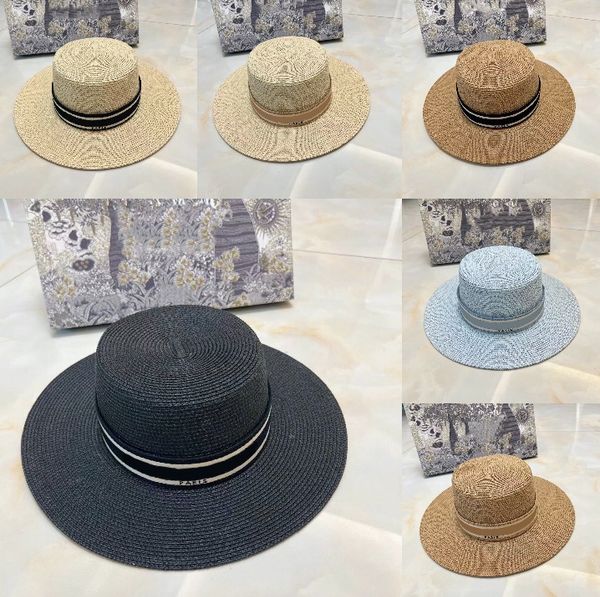 summer women brand letter straw hats anti-uv protection sun hat ladies simple round flat beach caps sunshade outdoor cap men womens, Blue;gray
summer women brand letter straw hats anti-uv protection sun hat ladies simple round flat beach caps sunshade outdoor cap men womens, Blue;gray