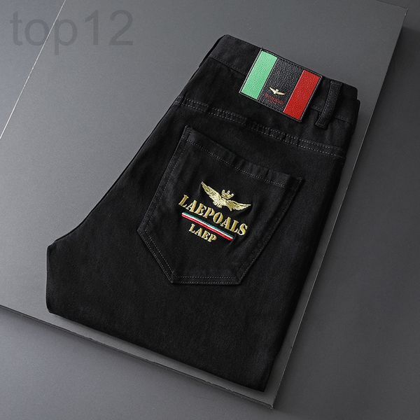 men's jeans designer european jeans men's 2022 spring and summer new black white korean boutique embroidered slim fit long pants j, Blue
men's jeans designer european jeans men's 2022 spring and summer new black white korean boutique embroidered slim fit long pants j, Blue