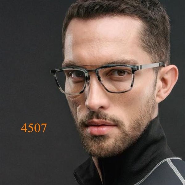 2021 new denmark mof titanium optical glass men 4507 ultralight square myopia prescription eyeglasses male metal frame eyewear 0kh279a, Black
2021 new denmark mof titanium optical glass men 4507 ultralight square myopia prescription eyeglasses male metal frame eyewear 0kh279a, Black