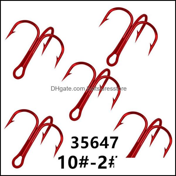 fishing hooks sports outdoors 100pcs/lot 10-2 35647 red nickel triple anchor hook high carbon steel barbed carp fishhooks pesca tackle acc
fishing hooks sports outdoors 100pcs/lot 10-2 35647 red nickel triple anchor hook high carbon steel barbed carp fishhooks pesca tackle acc