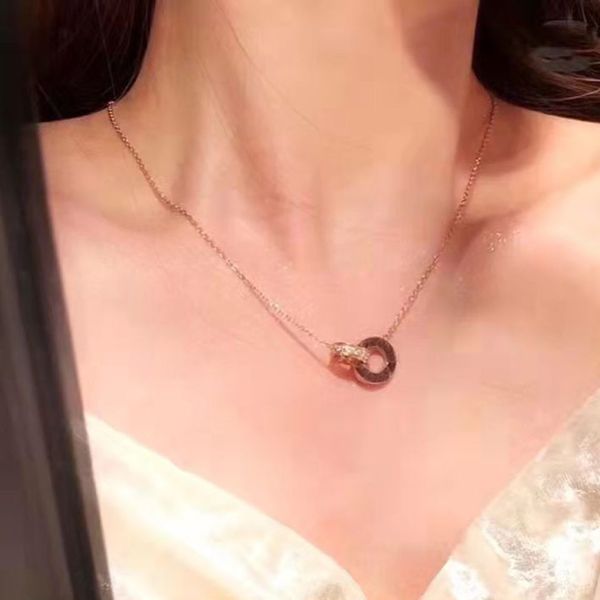 luxury double circle designer necklaces jewelry for women fashion designers brand classic pendants necklace for men clavicle lovers chain bi, Silver
luxury double circle designer necklaces jewelry for women fashion designers brand classic pendants necklace for men clavicle lovers chain bi, Silver