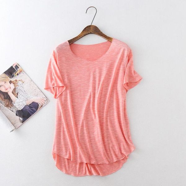 women's t-shirt fashion summer pink t shirt cotton loose large size short sleeved long female irregular undershirt women girls tshirt, White
women's t-shirt fashion summer pink t shirt cotton loose large size short sleeved long female irregular undershirt women girls tshirt, White