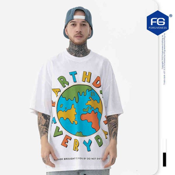 men's t-shirts fg menswear spring summer fashion brand creative cartoon earth rainbow letter printing casual short sleeve t-shirt men m, White;black
men's t-shirts fg menswear spring summer fashion brand creative cartoon earth rainbow letter printing casual short sleeve t-shirt men m, White;black